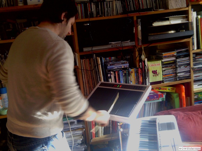 patrice en répétition musicale